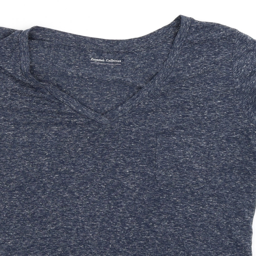 Marks and Spencer Womens Blue   Basic T-Shirt Size 14