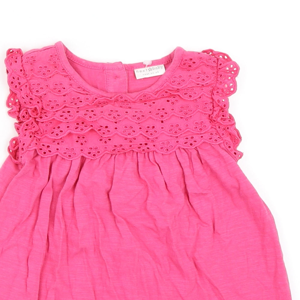 NEXT Girls Pink   Fit & Flare  Size 12-18 Months