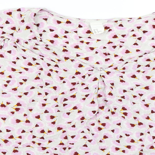 H&M Womens Purple   Basic Blouse Size 42