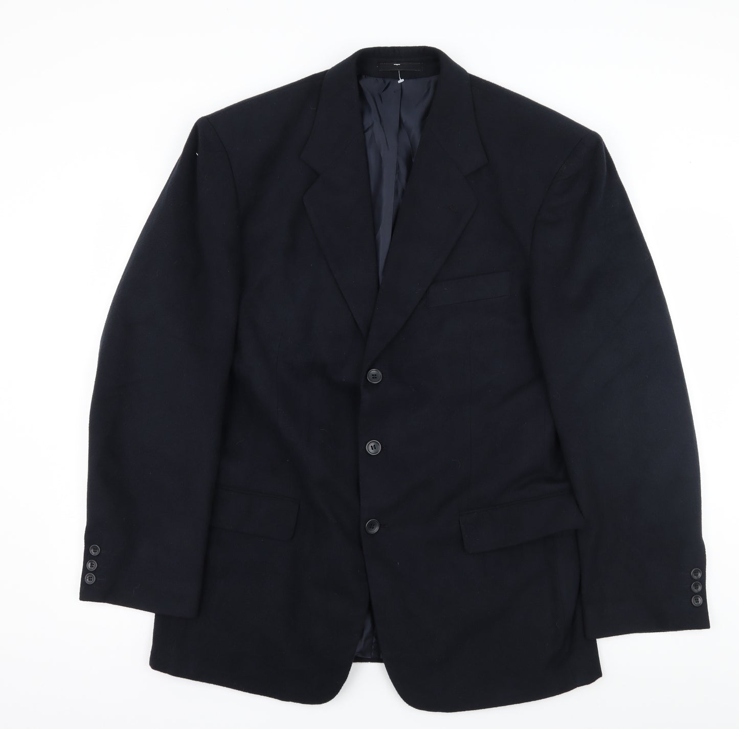 Preworn Mens Blue  Velvet Jacket Suit Jacket Size L