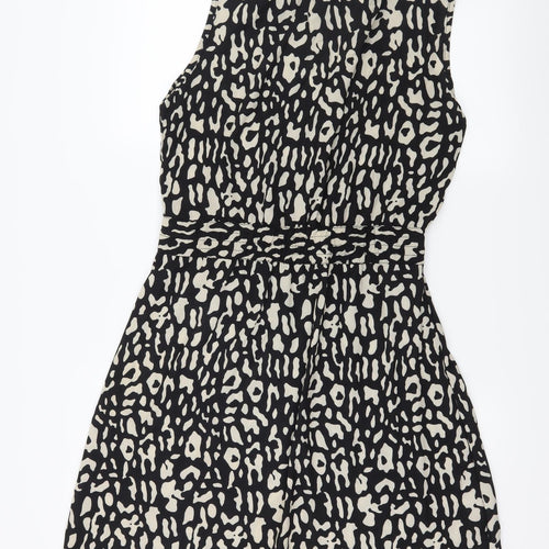 Cameo Rose Womens Brown Animal Print  Fit & Flare  Size M