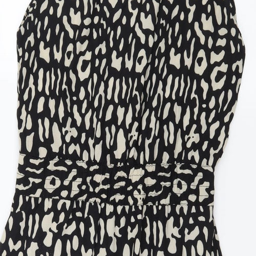 Cameo Rose Womens Brown Animal Print  Fit & Flare  Size M