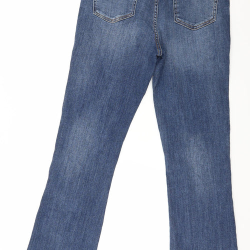 F&F Womens Blue  Denim Bootcut Jeans Size 12 L33 in
