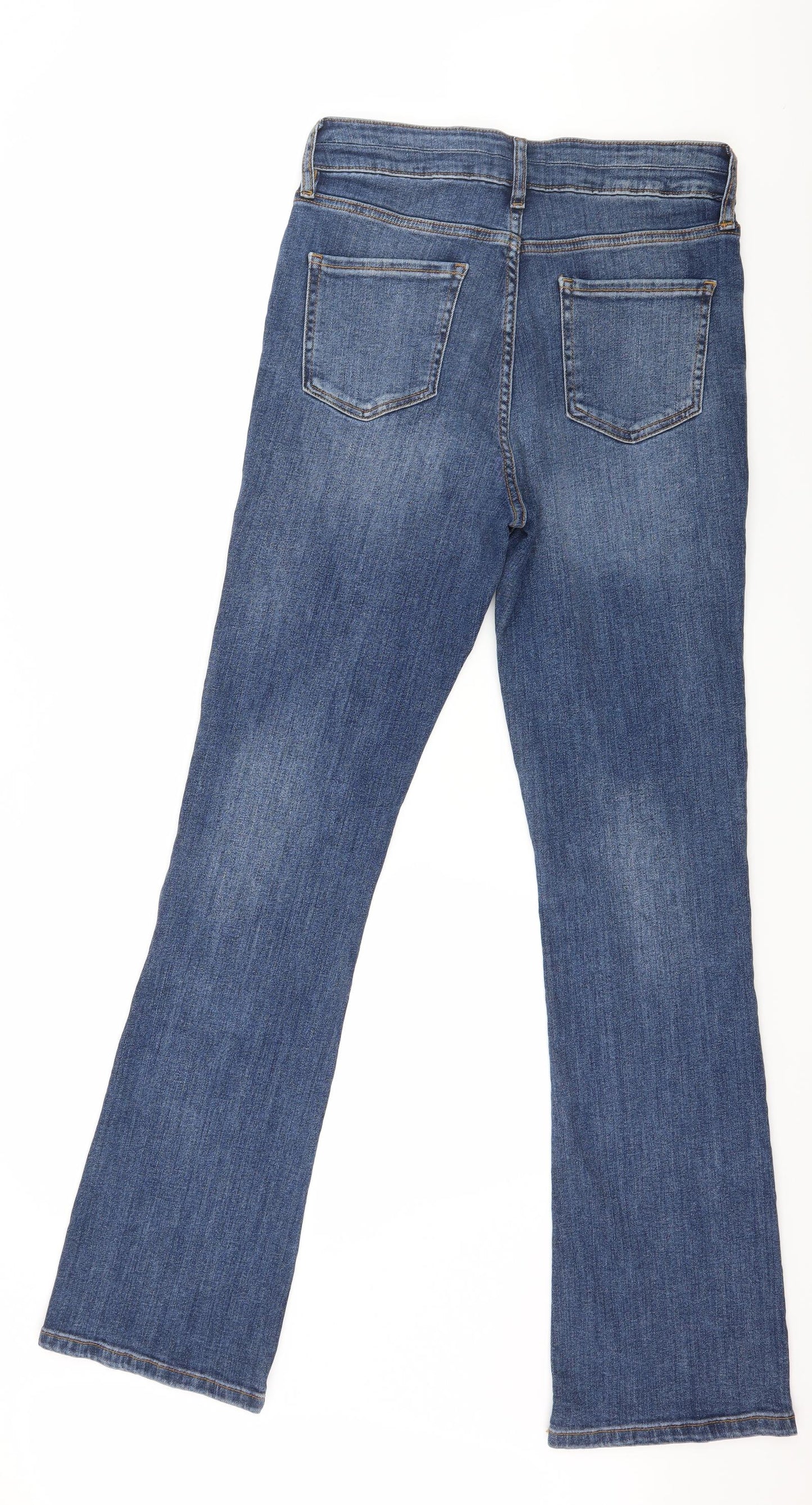 F&F Womens Blue  Denim Bootcut Jeans Size 12 L33 in