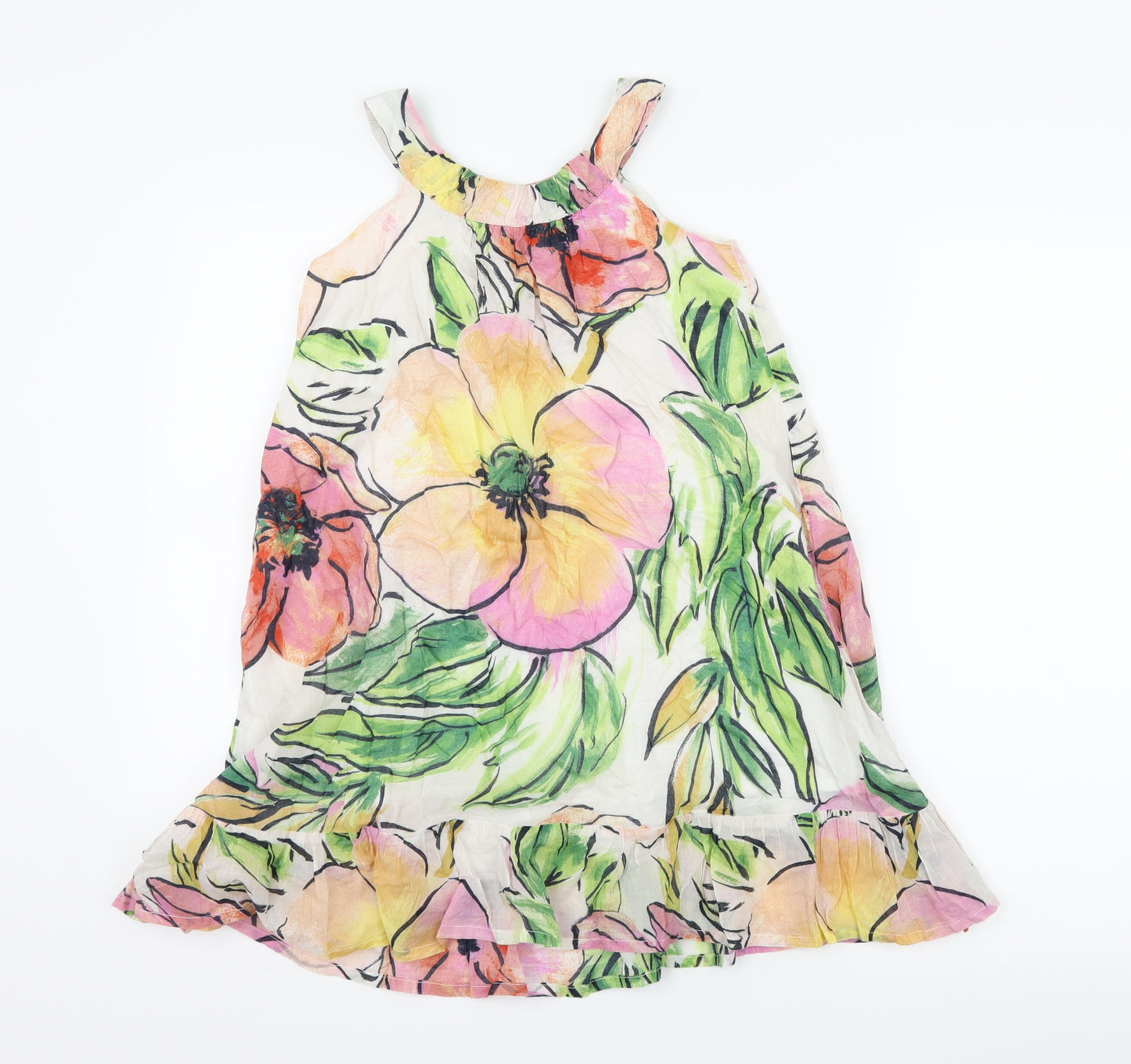 Zara Girls Multicoloured Floral  Shift  Size 11-12 Years