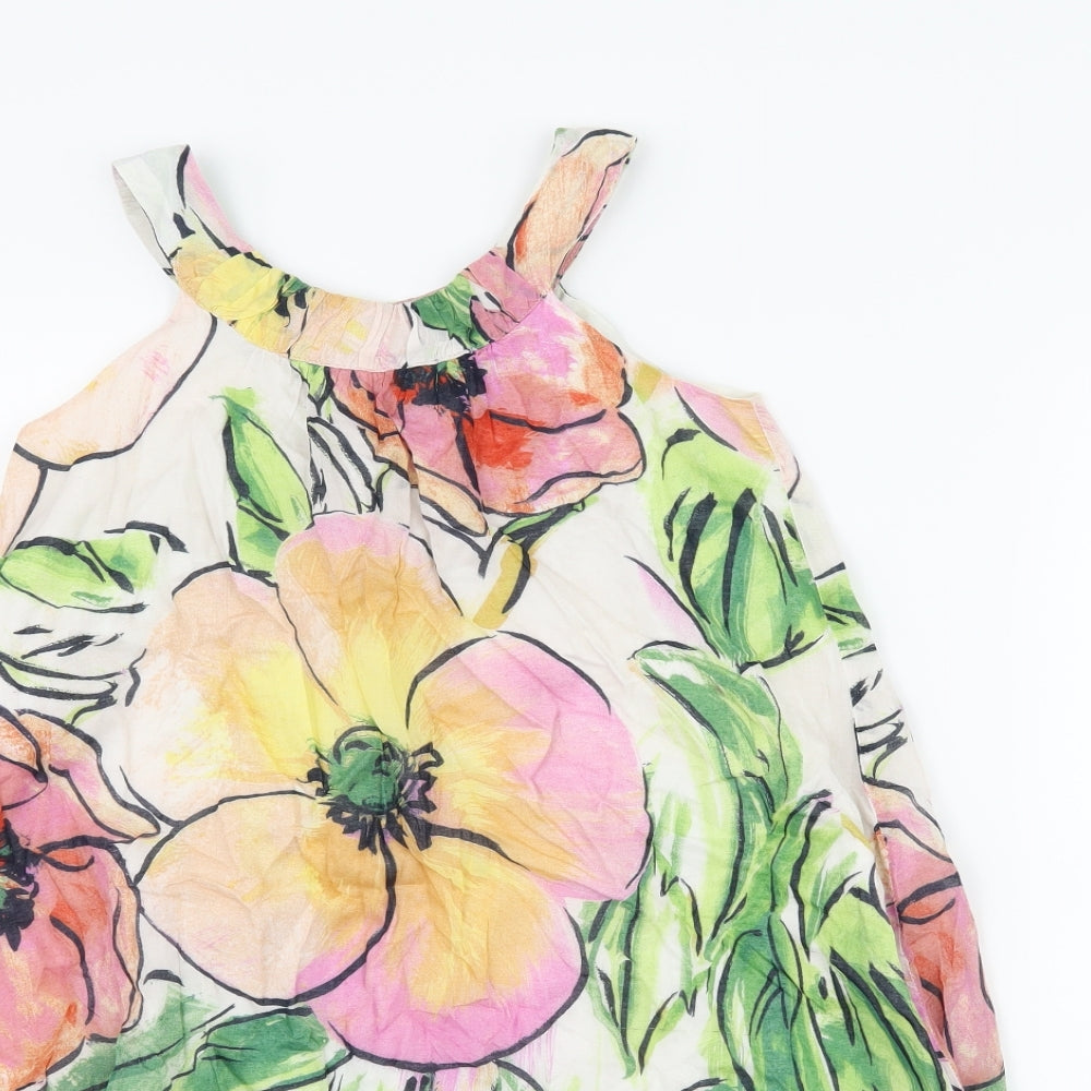 Zara Girls Multicoloured Floral  Shift  Size 11-12 Years