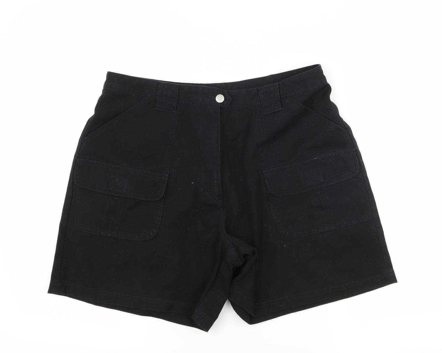 VERO MODA Womens Black   Cargo Shorts Size L