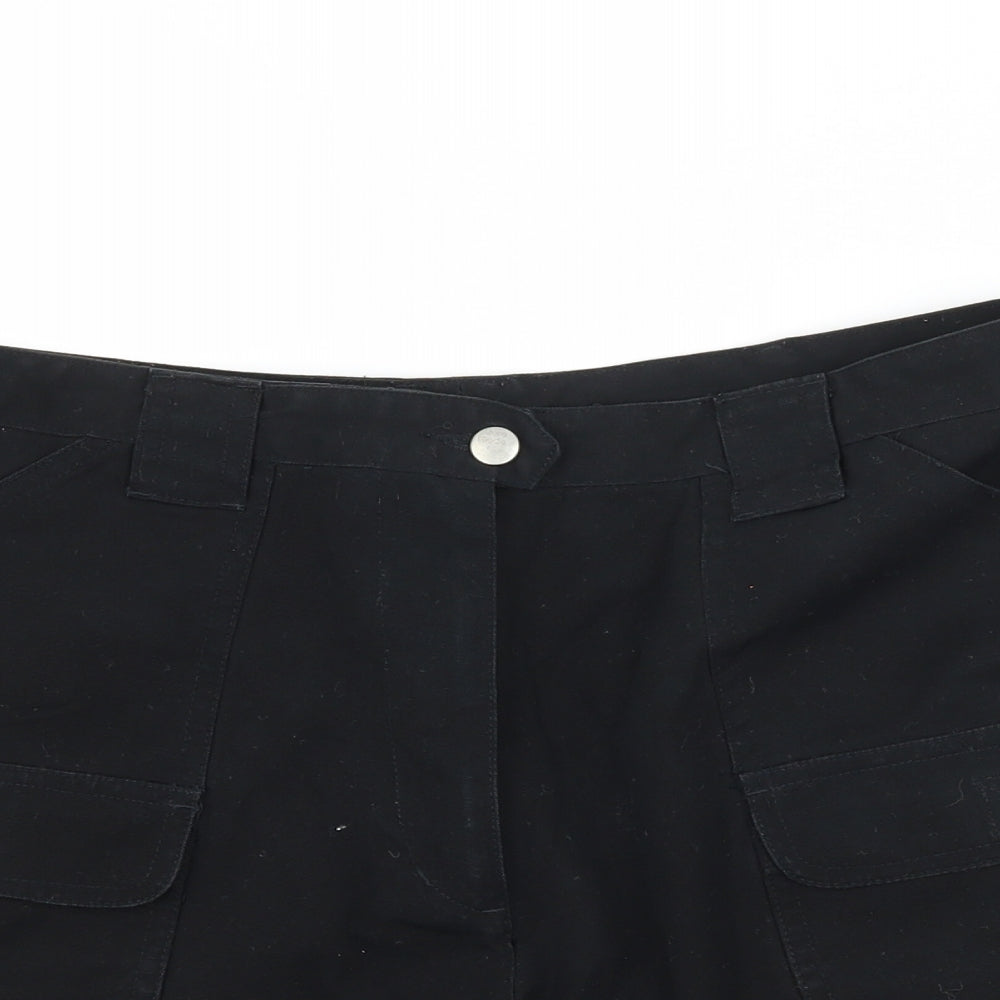 VERO MODA Womens Black   Cargo Shorts Size L