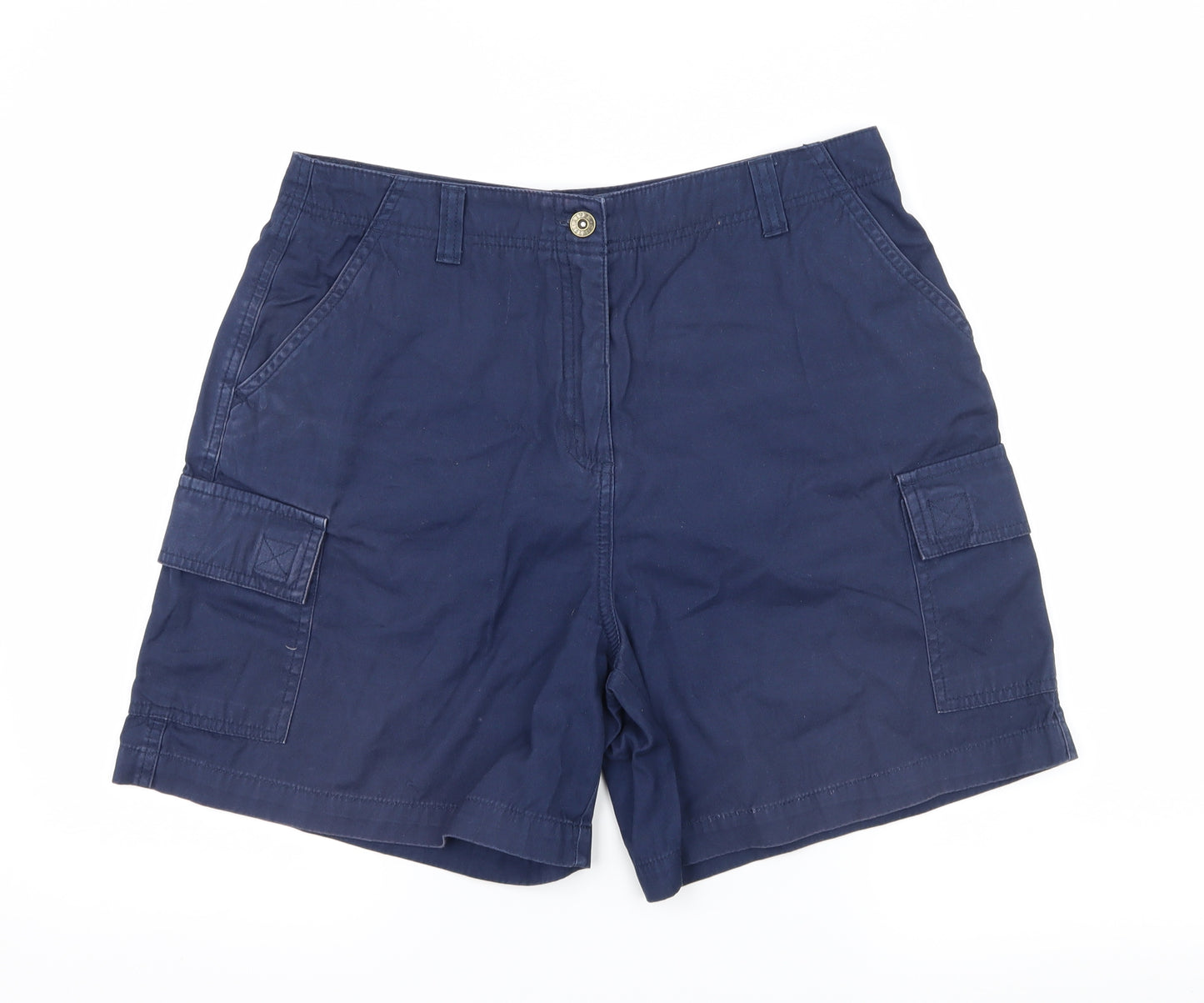 River Island Womens Blue   Cargo Shorts Size 14