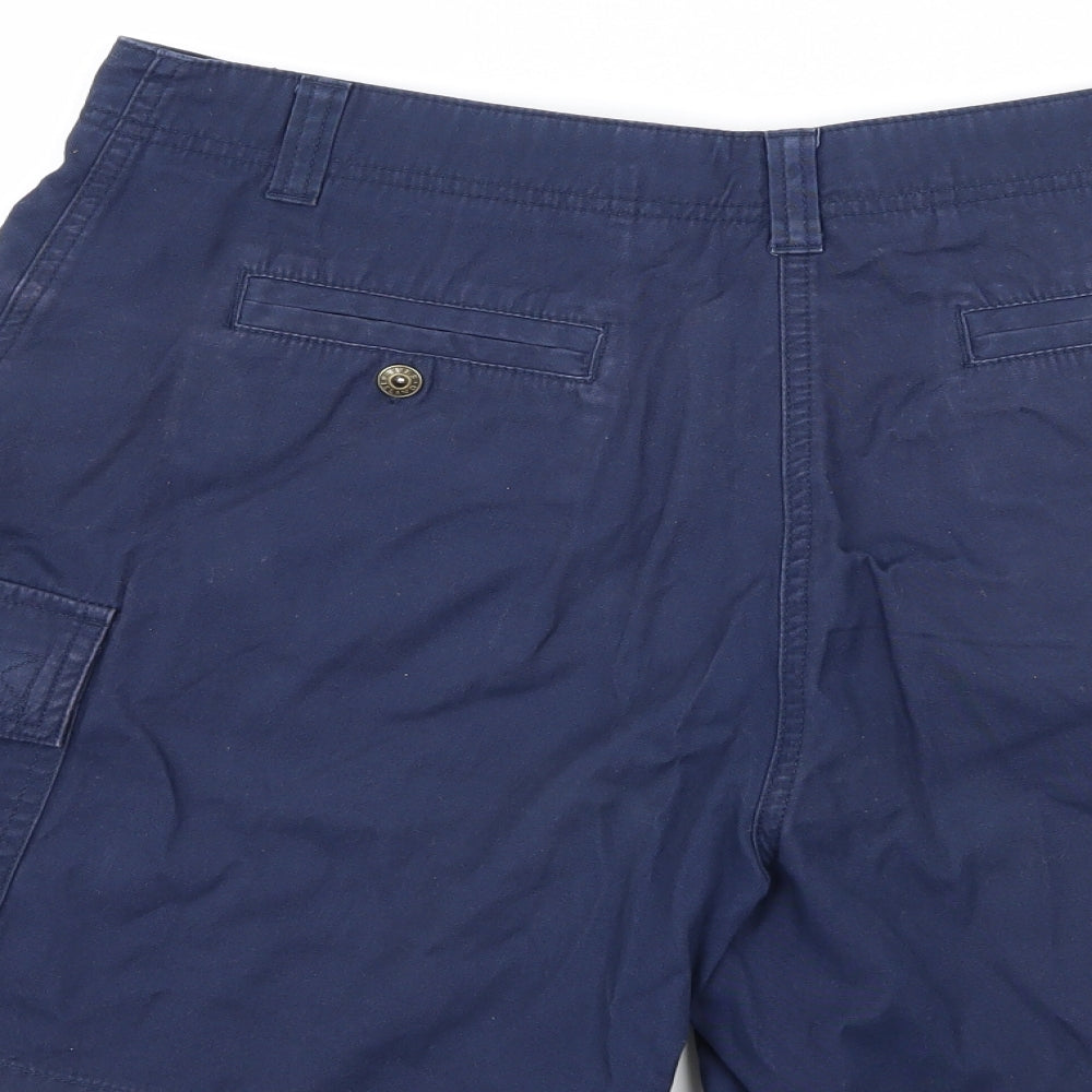 River Island Womens Blue   Cargo Shorts Size 14
