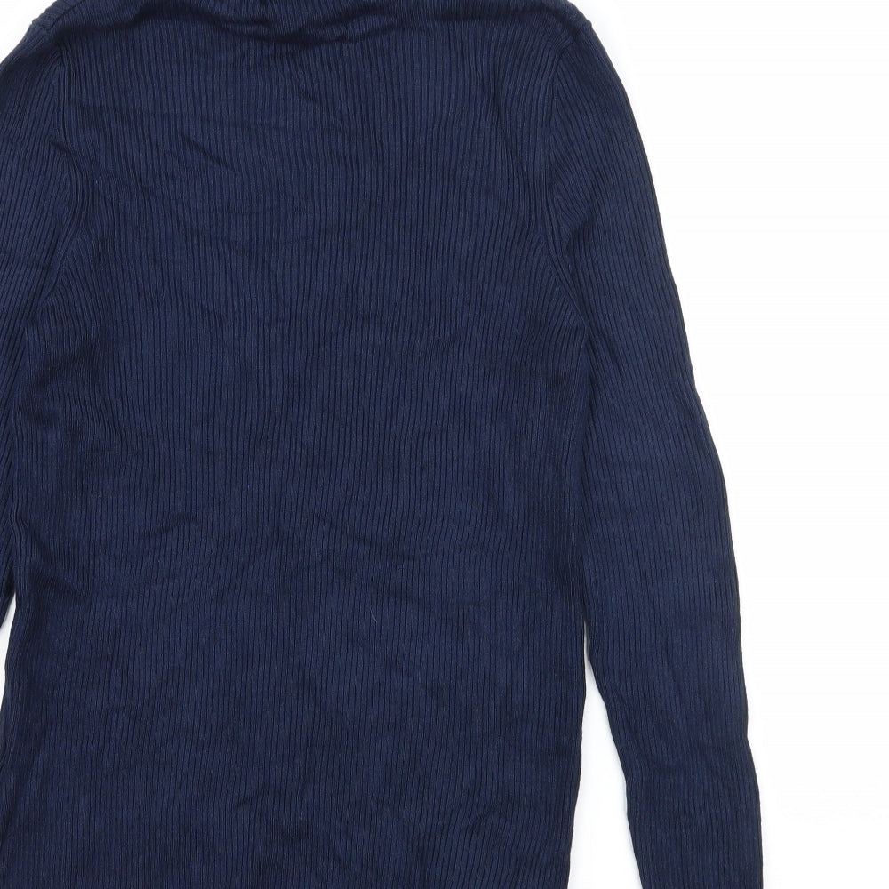 Marks and Spencer Womens Blue  Knit Pullover Jumper Size 14