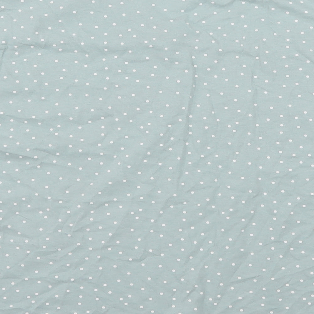 New Look Womens Blue Polka Dot Jersey Basic T-Shirt Size M  - Bring on the weekend