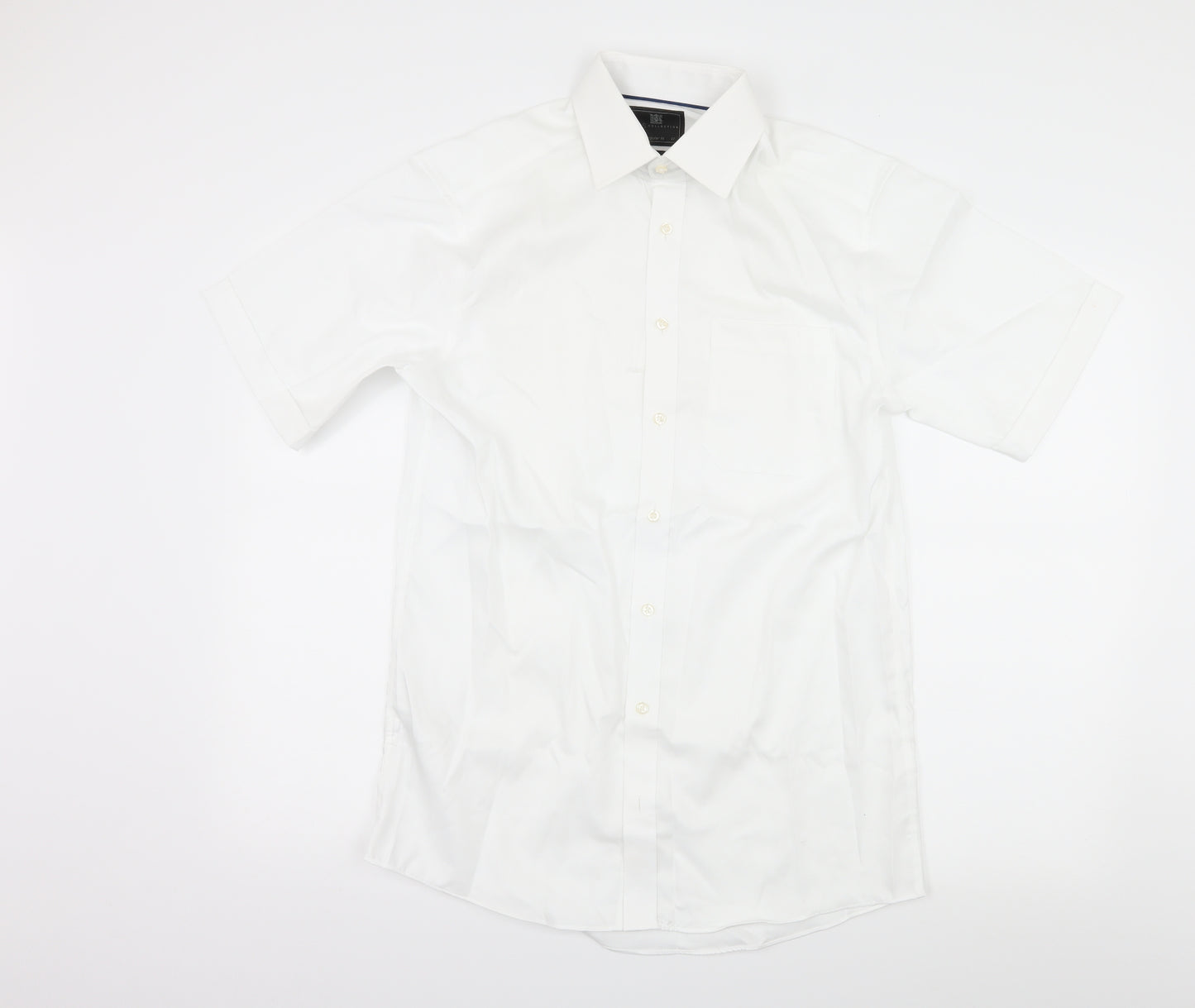 Marks and Spencer Mens White    Dress Shirt Size 14.5