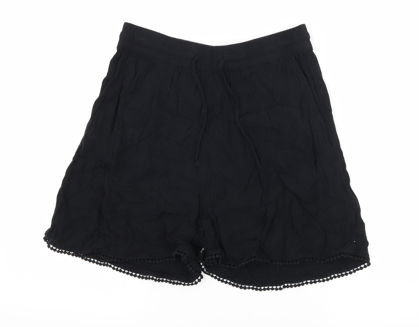 Marks and Spencer Womens Black   Sweat Shorts Size 6