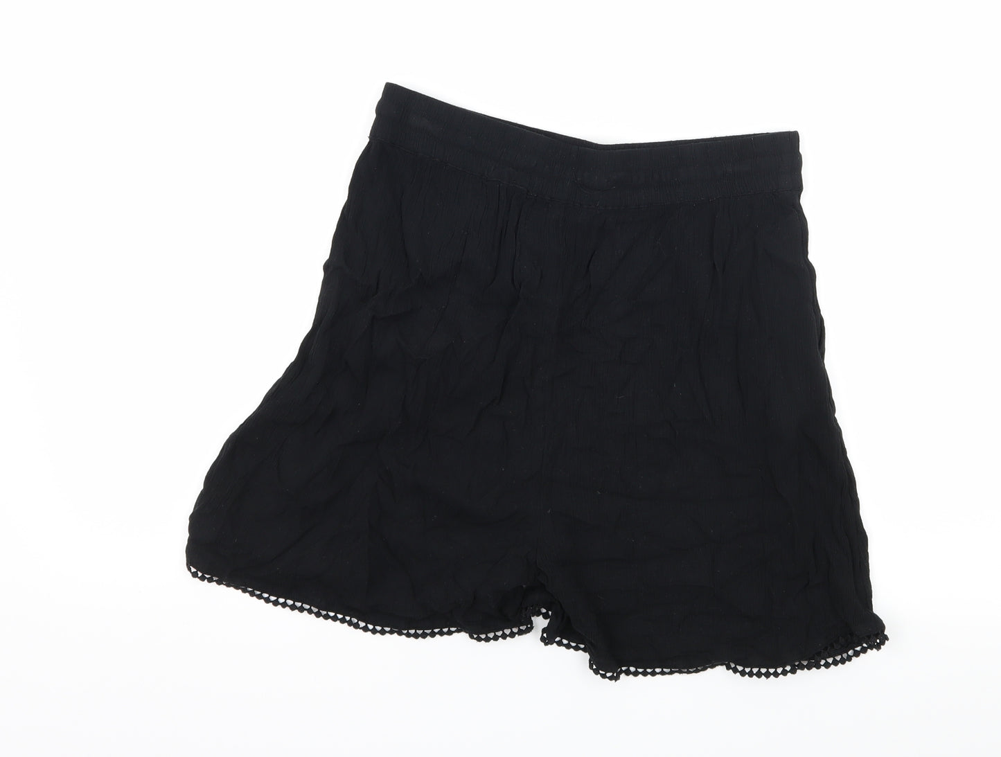 Marks and Spencer Womens Black   Sweat Shorts Size 6