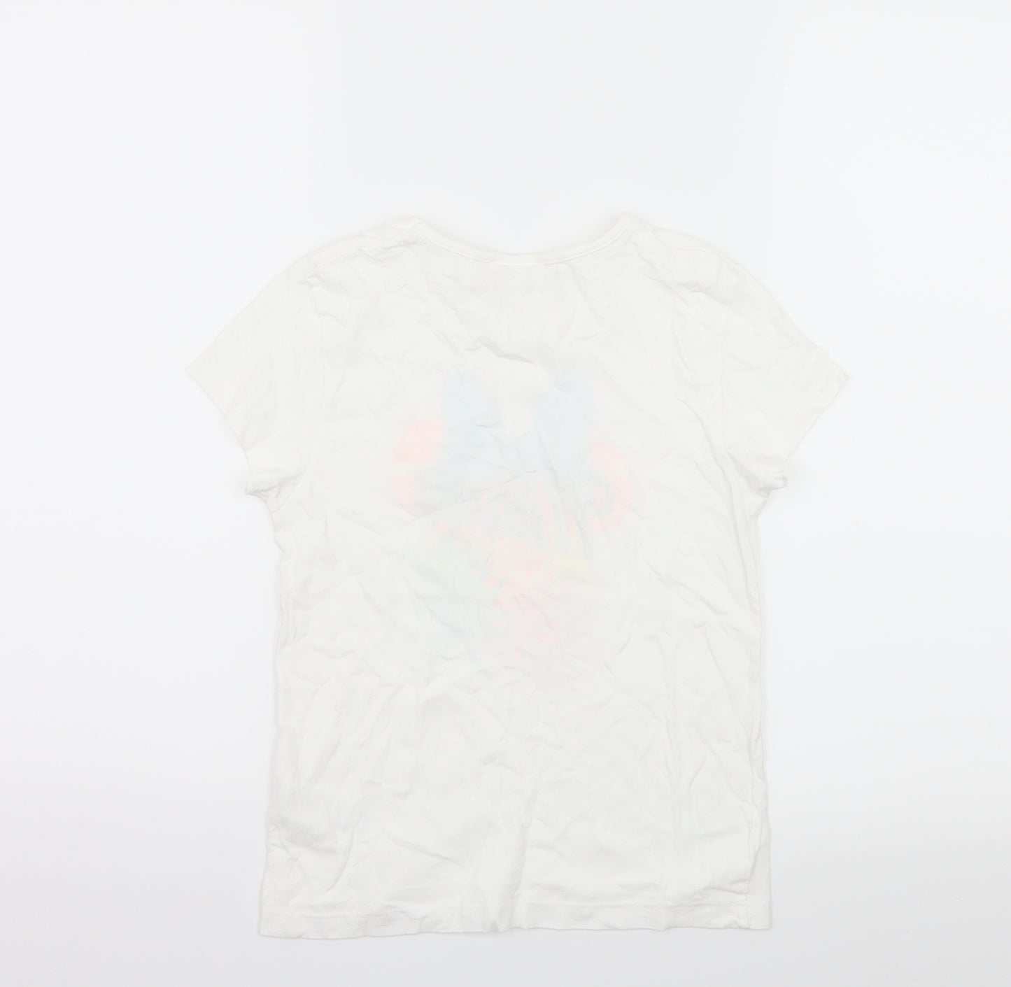 Minnie Mouse Girls White  Jersey Basic T-Shirt Size 7-8 Years  - Minnie