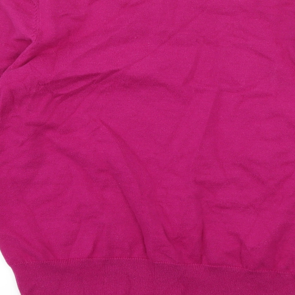 Oasis Womens Purple  Knit Pullover Jumper Size M