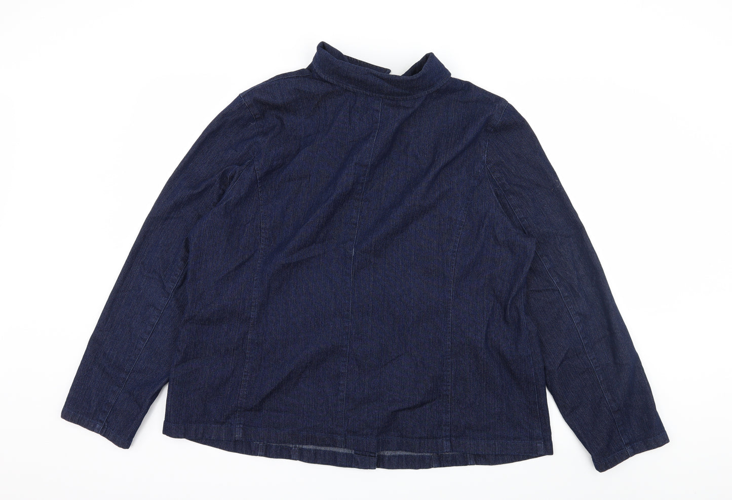 Damart Womens Blue  Denim Jacket  Size 22