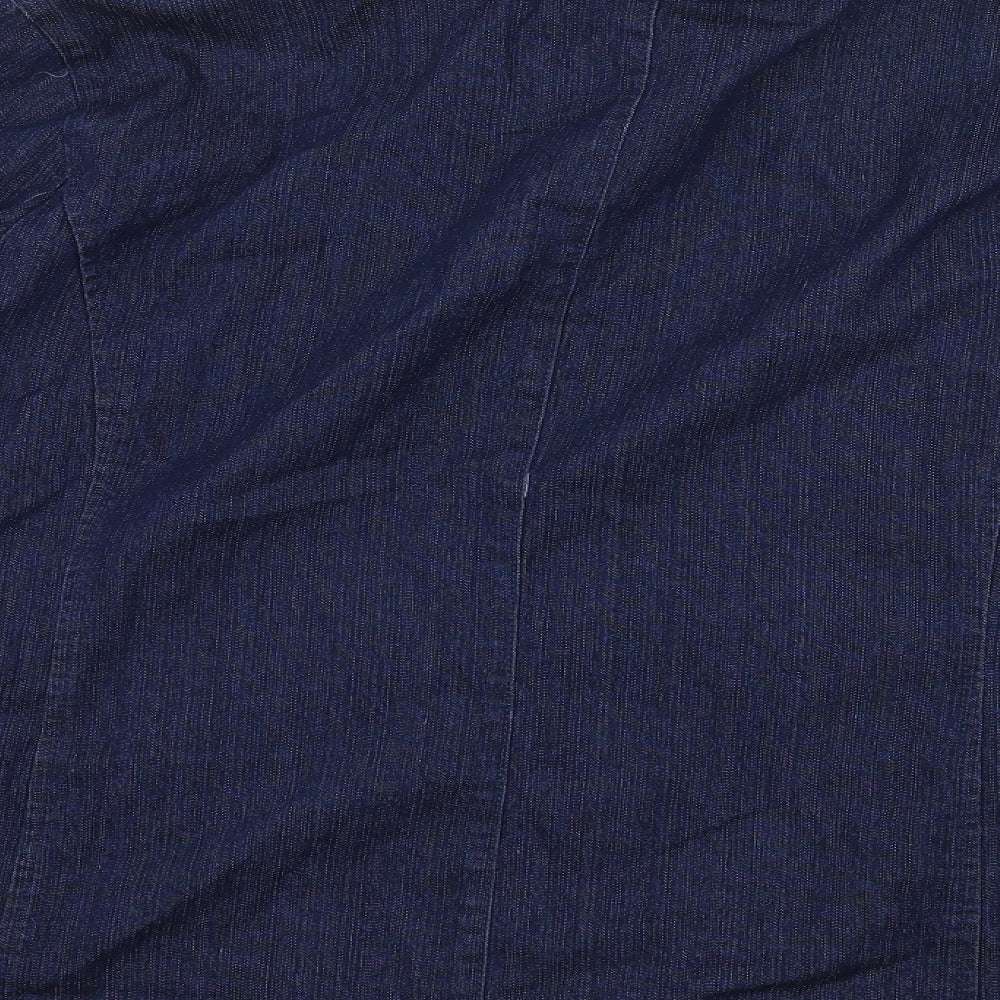 Damart Womens Blue  Denim Jacket  Size 22