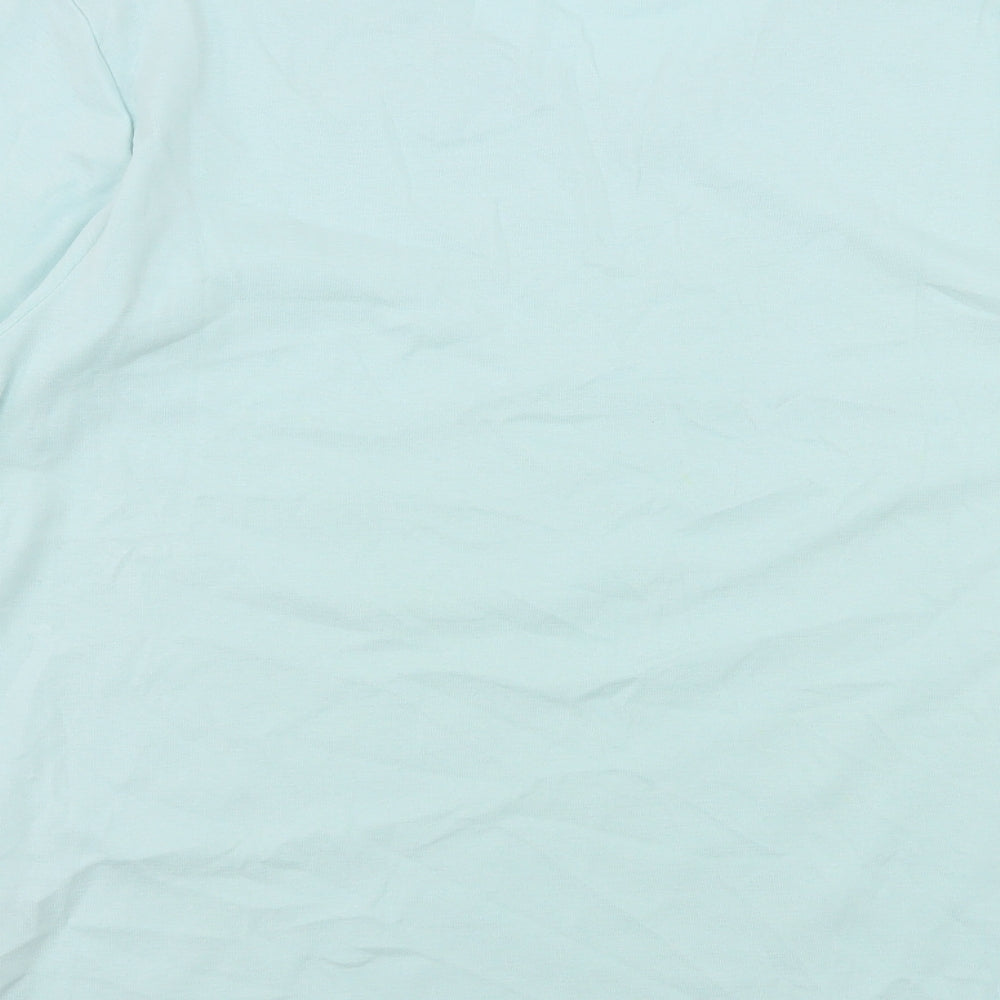 Cotton Traders Womens Blue  Jersey Basic T-Shirt Size 22