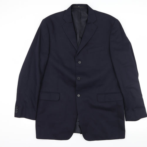 Marks and Spencer Mens Blue   Jacket Suit Jacket Size L