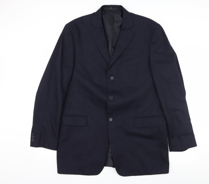 Marks and Spencer Mens Blue Jacket Suit Jacket Size L