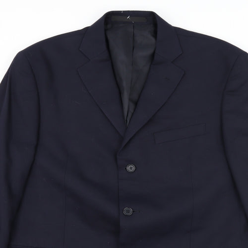 Marks and Spencer Mens Blue   Jacket Suit Jacket Size L