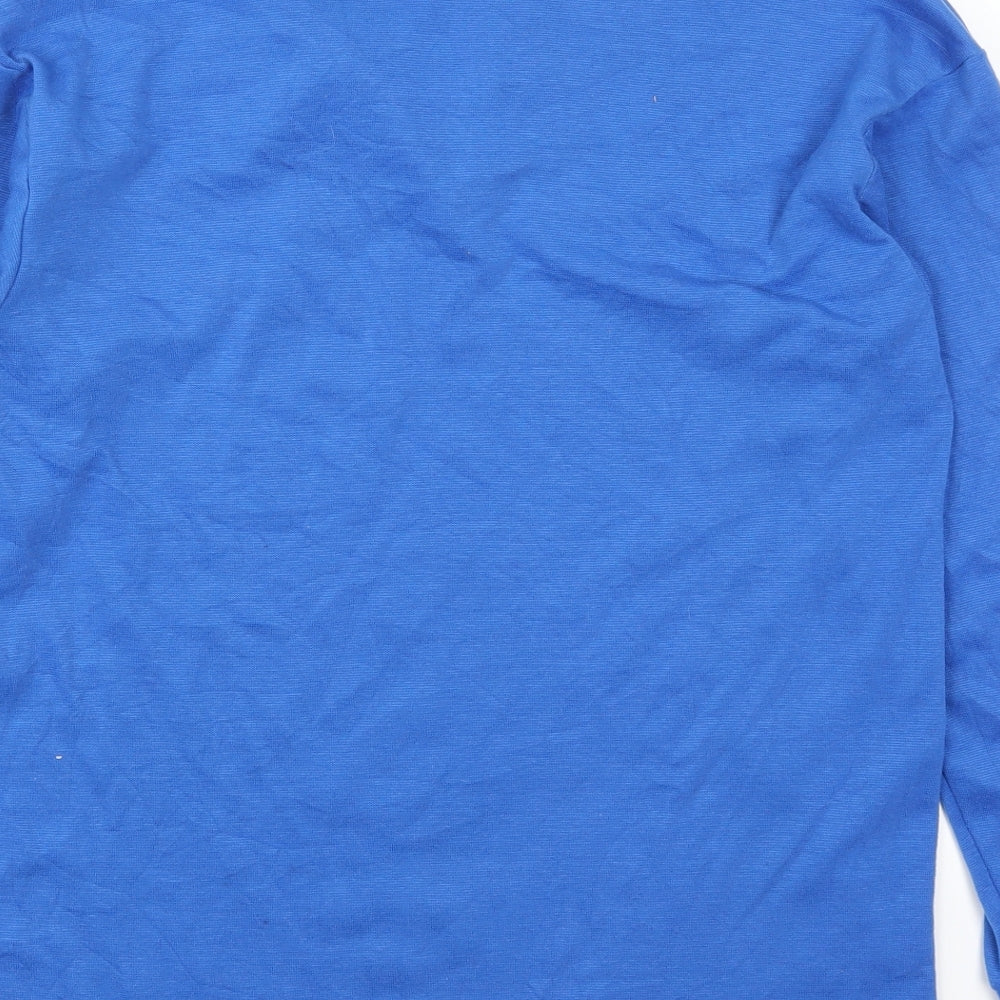Bass Pro Shop Mens Blue   Pullover Sweatshirt Size M