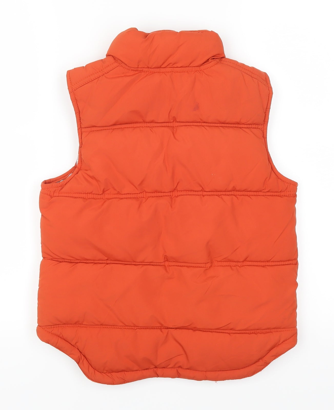 H&M Boys Orange   Gilet Coat Size 8 Years