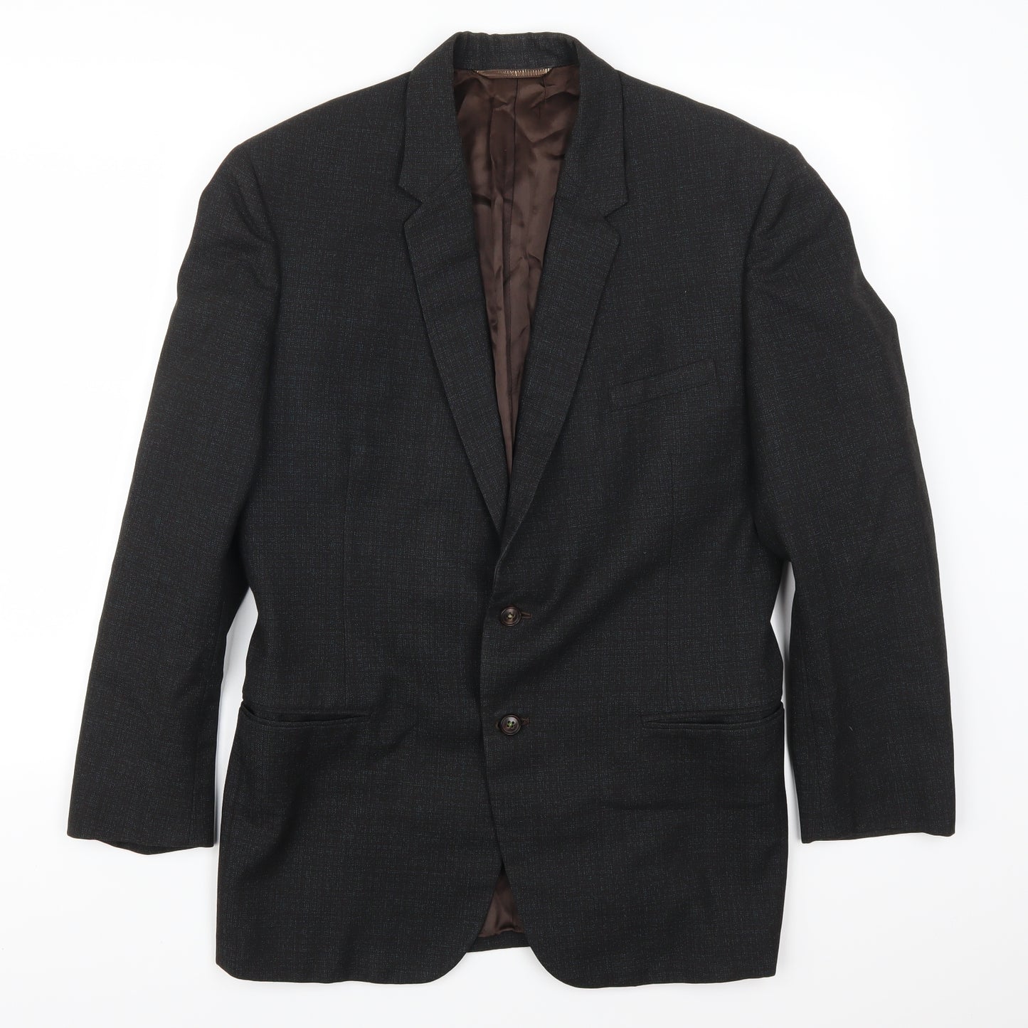 Burton Mens Brown   Jacket Suit Jacket Size 38  - Blue Flecked
