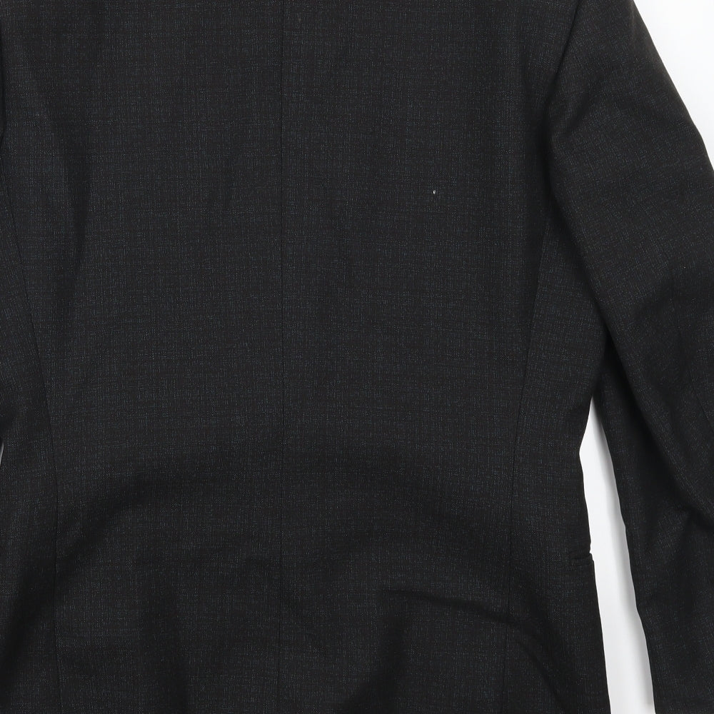Burton Mens Brown   Jacket Suit Jacket Size 38  - Blue Flecked
