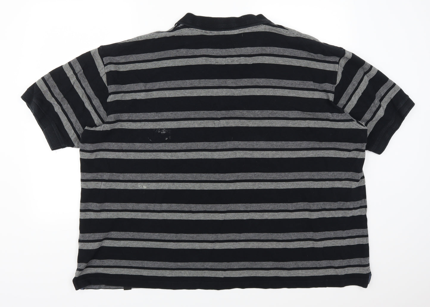 Guiness Mens Grey Striped   Polo Size 5XL