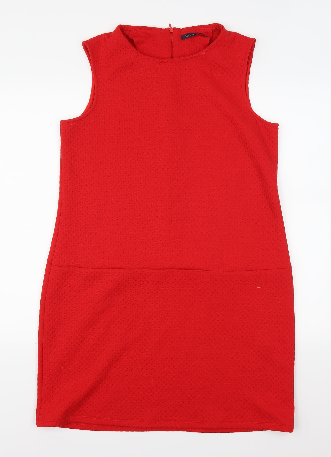 Marks and Spencer Womens Red   Tank Dress  Size 14