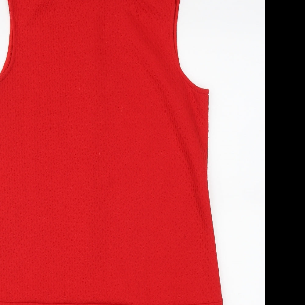 Marks and Spencer Womens Red   Tank Dress  Size 14