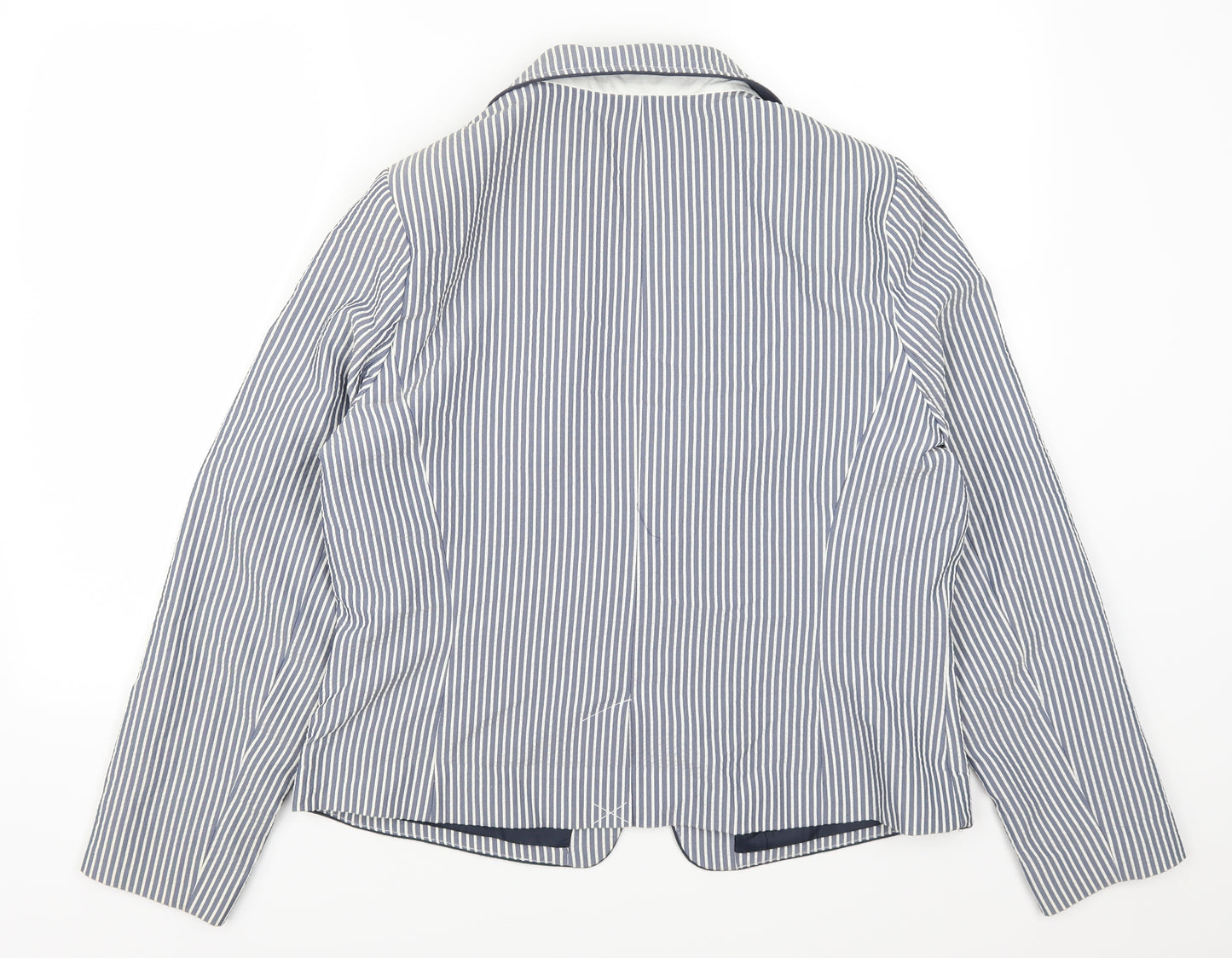 Atmosphere Womens Blue Striped  Jacket Blazer Size 16