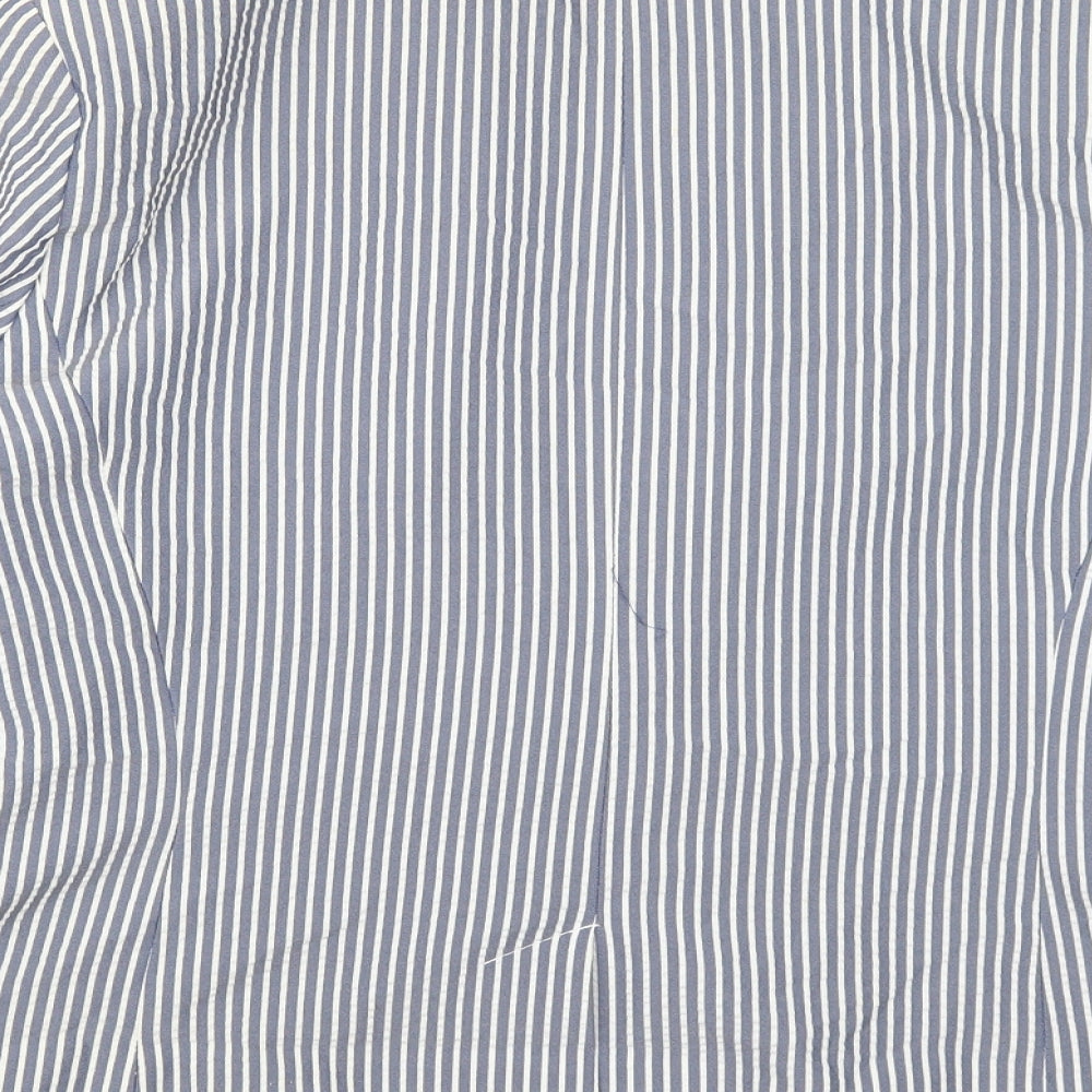 Atmosphere Womens Blue Striped  Jacket Blazer Size 16