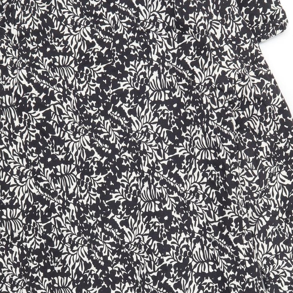 Atmosphere Womens Grey Floral  Overcoat Coat Size 12