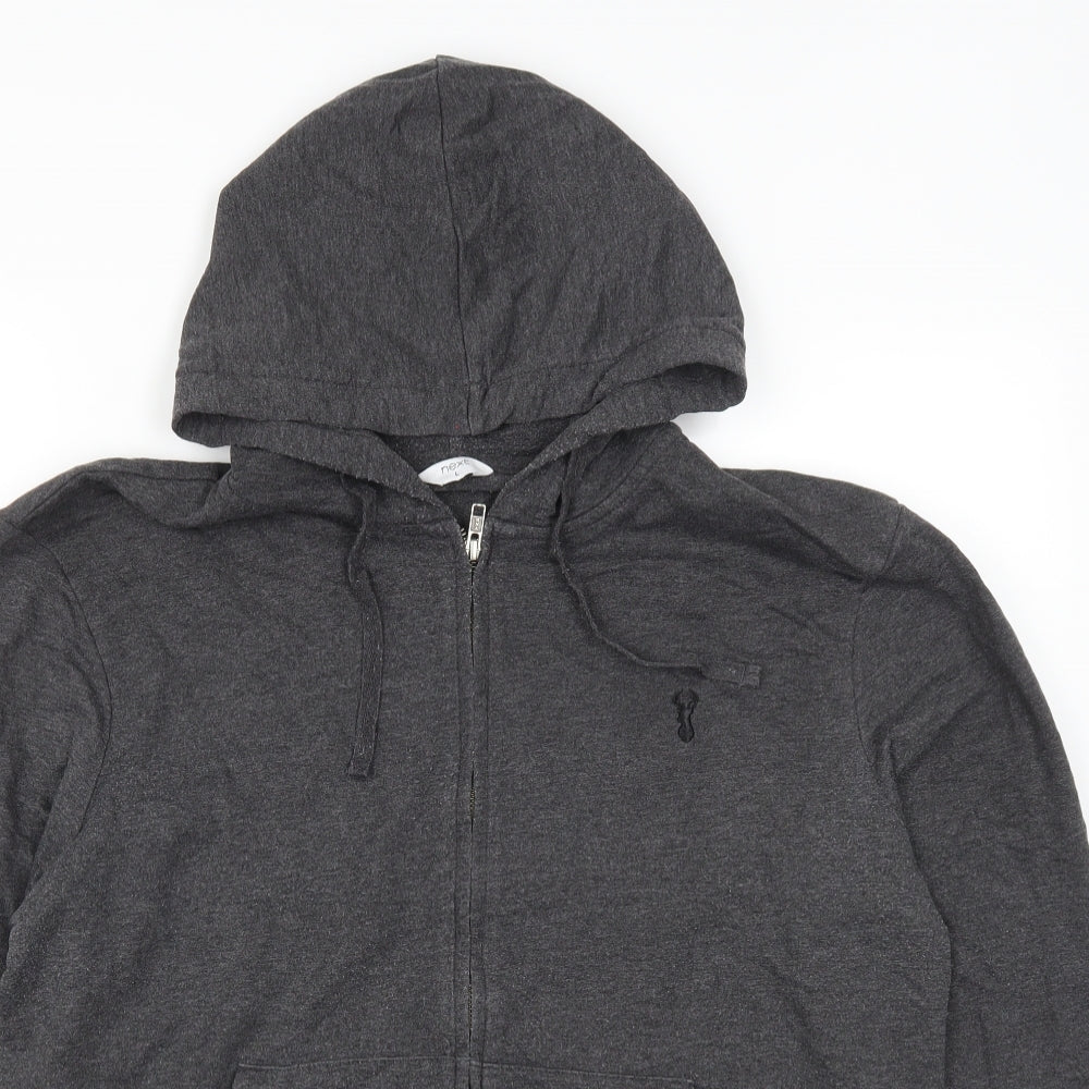 NEXT Mens Grey   Full Zip Hoodie Size L