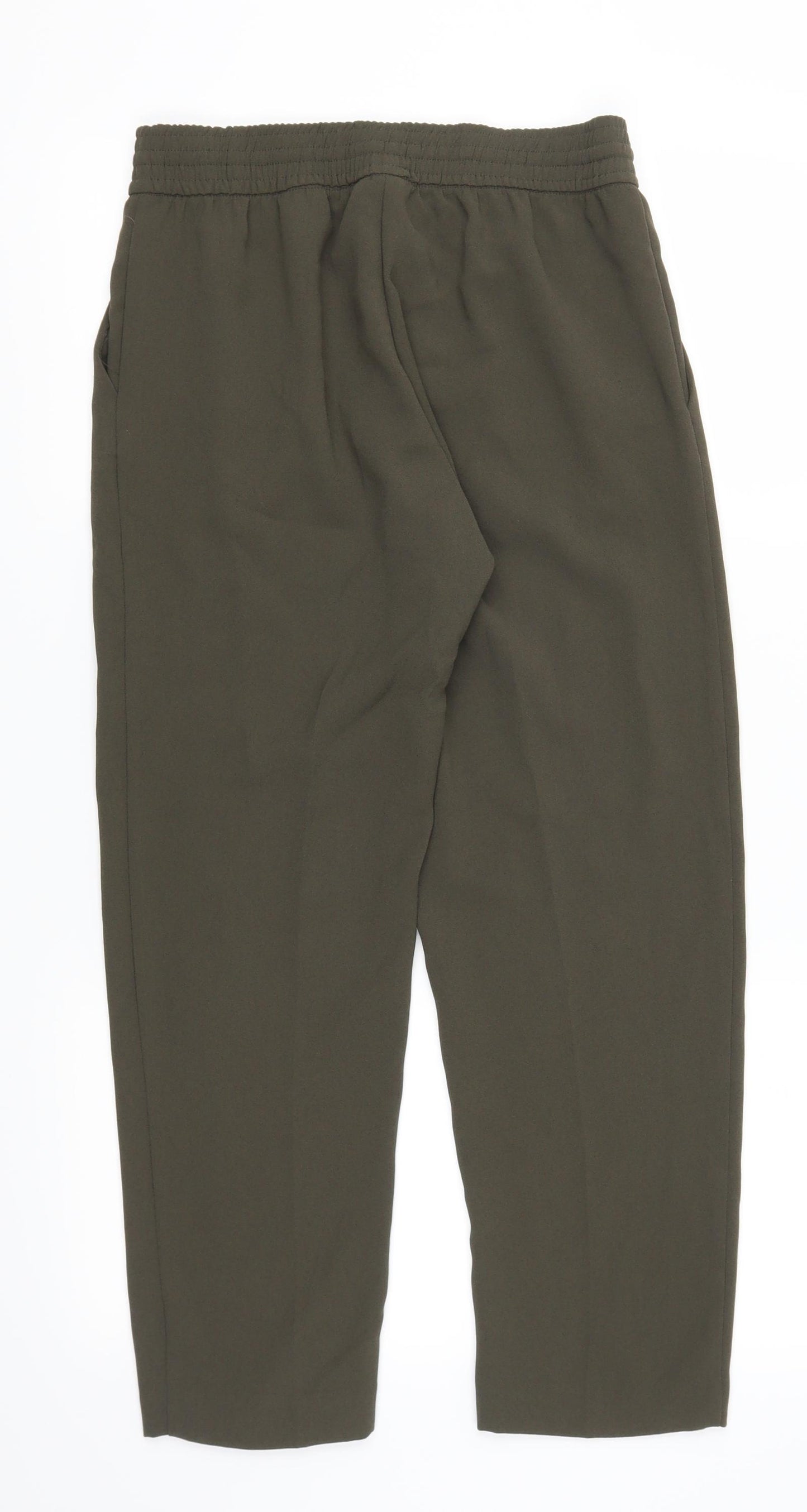 H&M Womens Green   Trousers  Size 6 L24 in