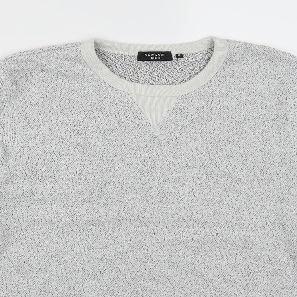 New Look Mens Grey   Pullover Sweatshirt Size M