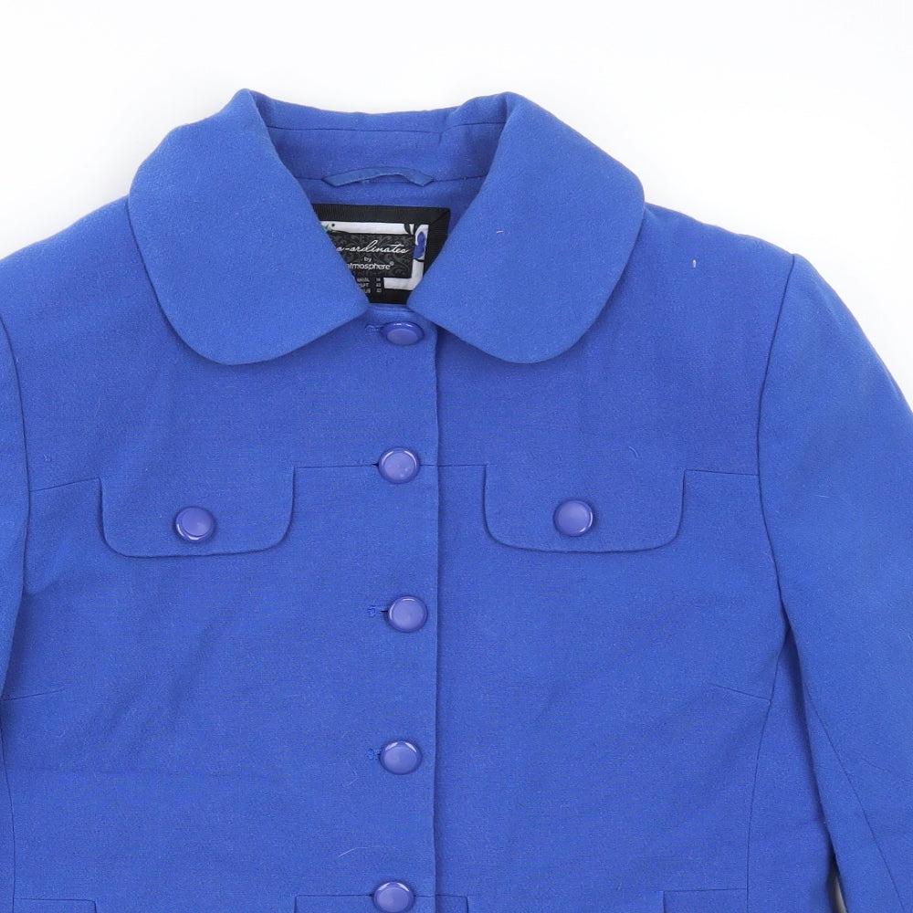 Atmosphere Womens Blue   Jacket Coat Size 14