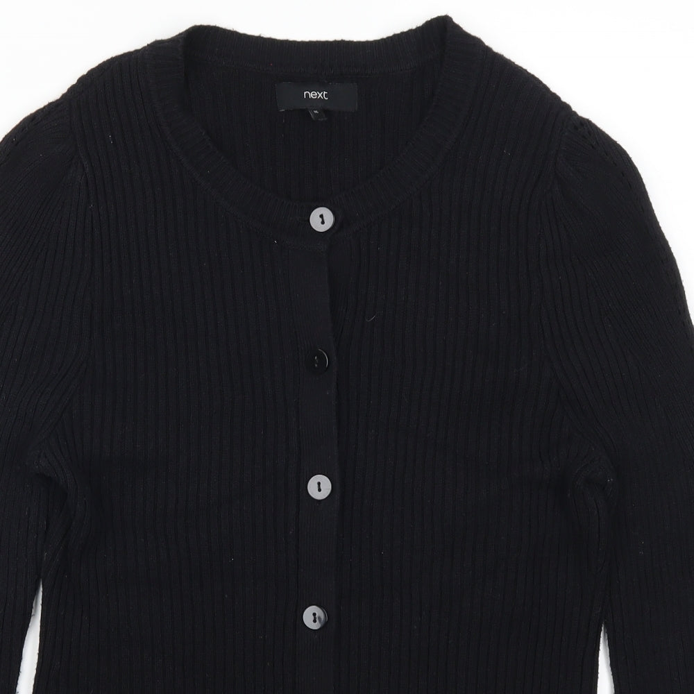 NEXT Womens Black   Cardigan Jumper Size 16