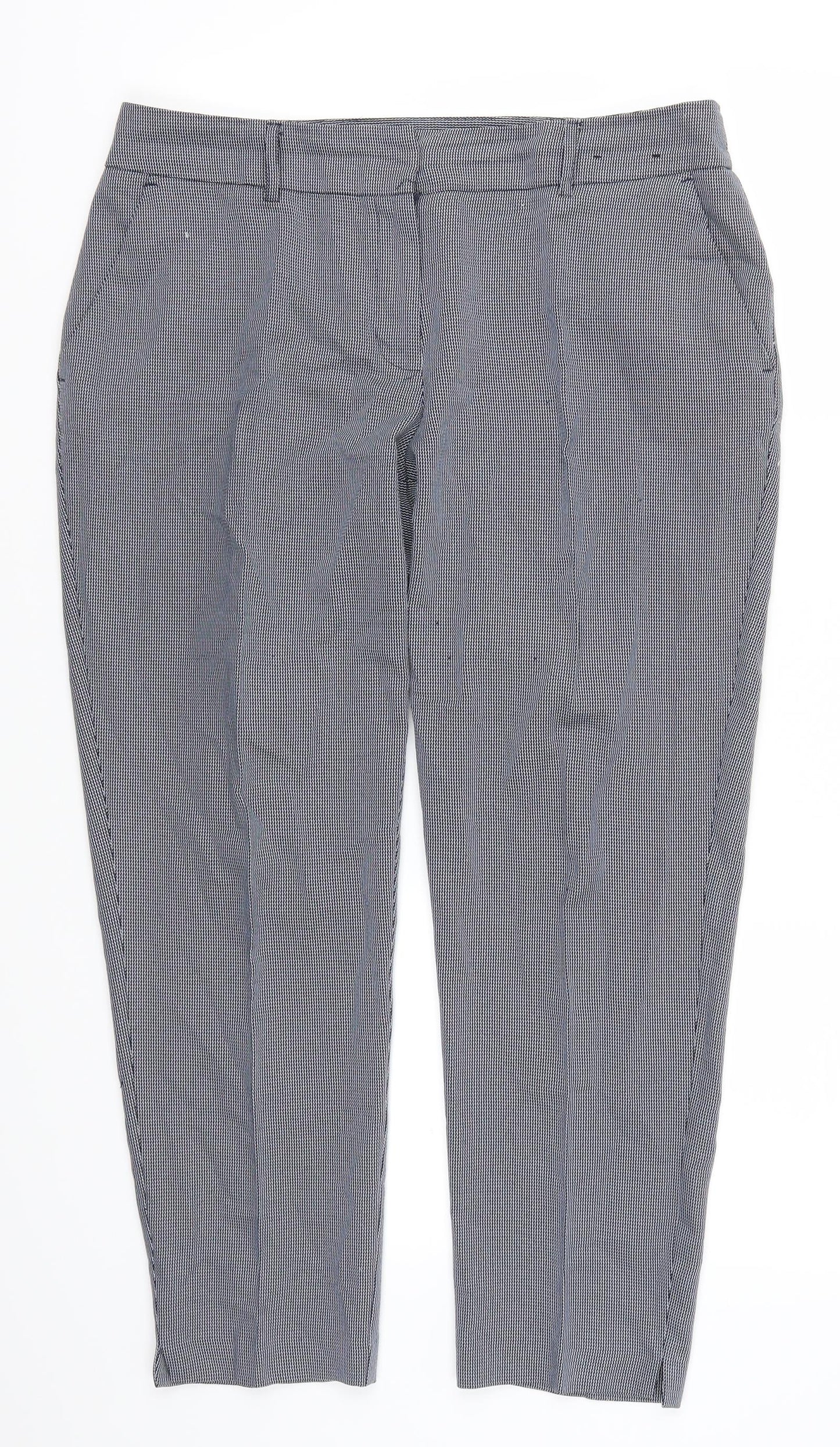 Dorothy Perkins Womens Blue   Trousers  Size 12 L25 in