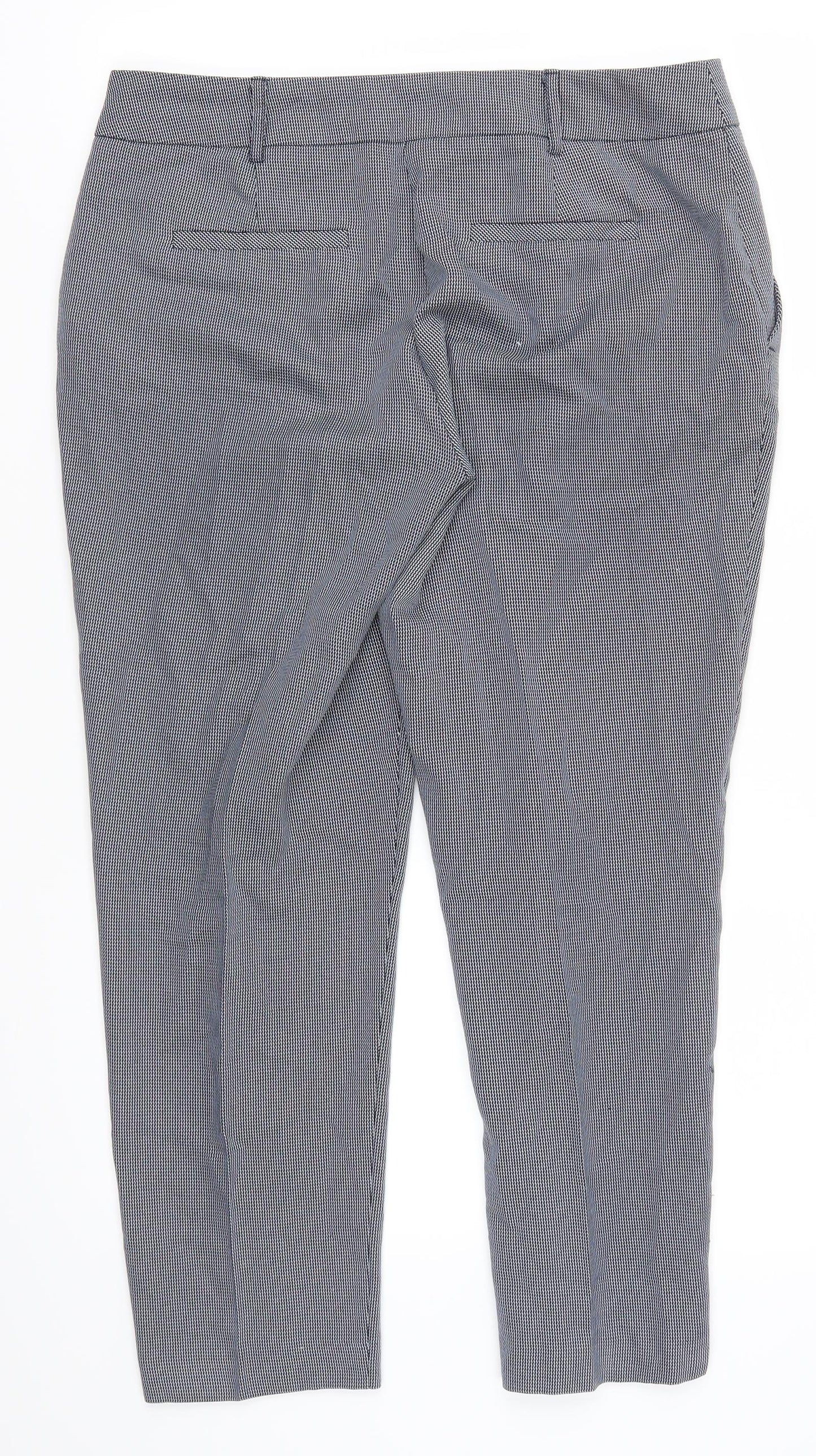 Dorothy Perkins Womens Blue   Trousers  Size 12 L25 in