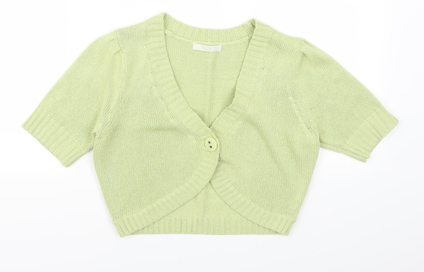Marks and Spencer Womens Green   Cardigan Jumper Size 12