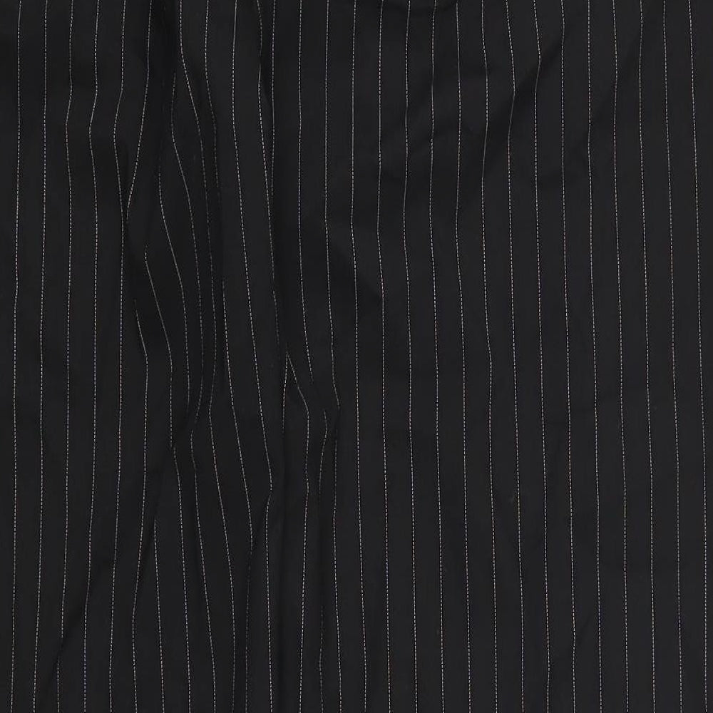 Very Womens Black Striped  Trousers  Size 18 L32 in