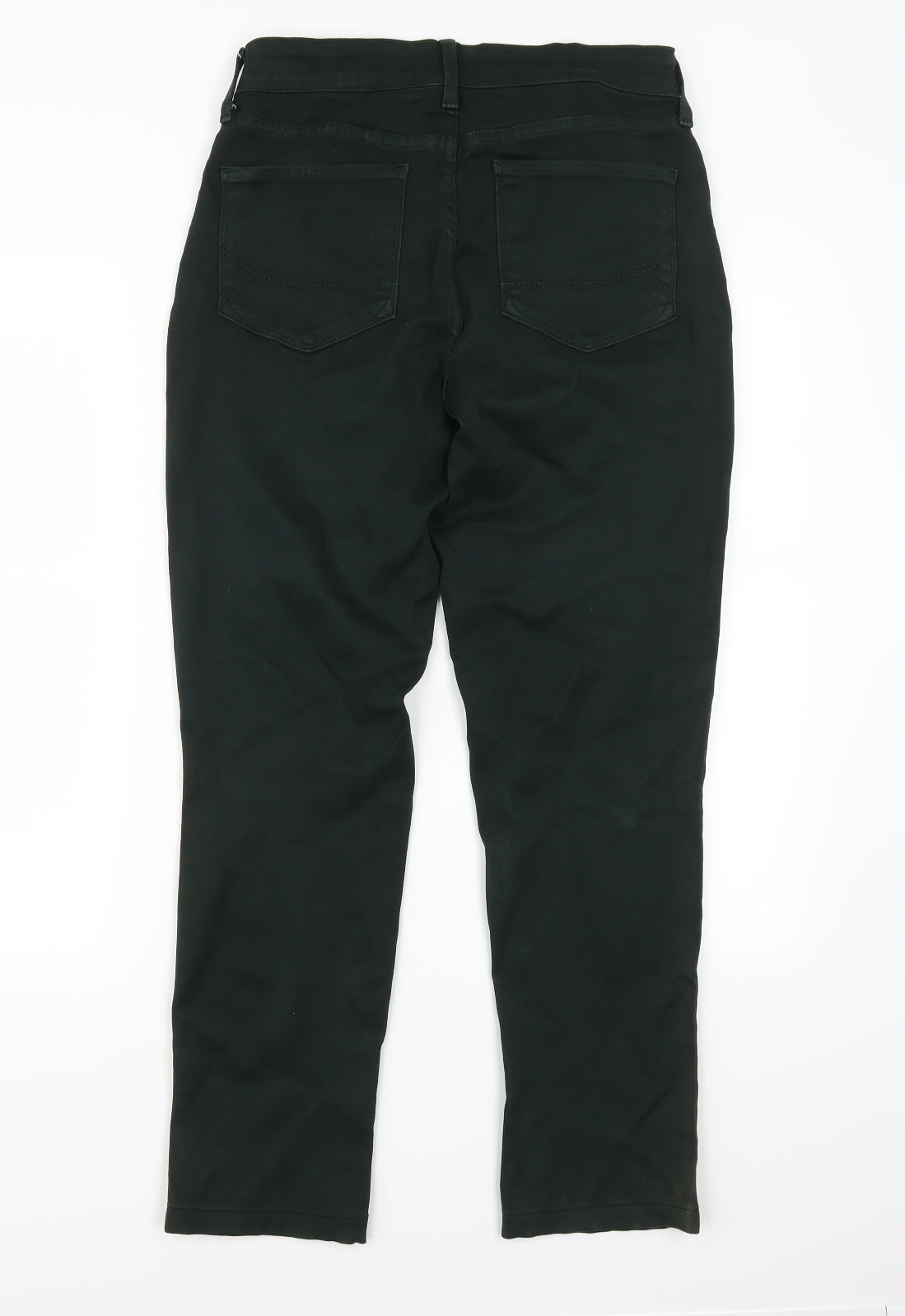 NYJD Womens Green  Denim Straight Jeans Size 8 L29 in