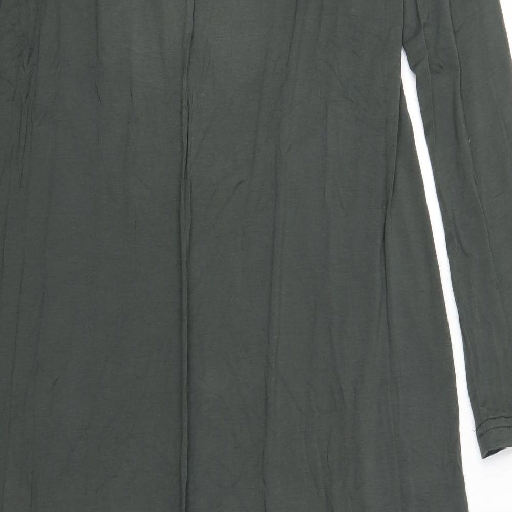 Join Clothes Womens Green   Basic T-Shirt One Size  - Open Front Long