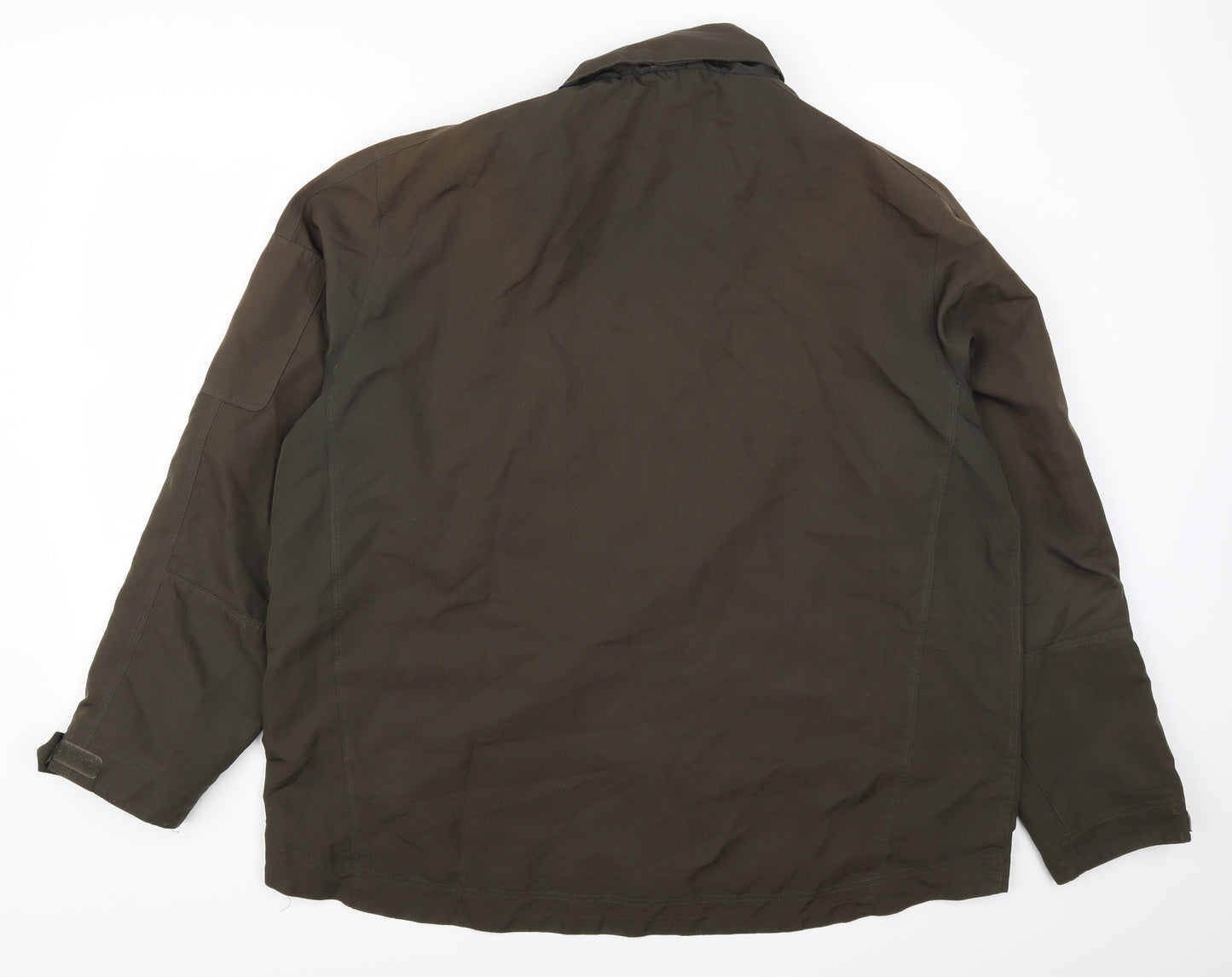 F&F Mens Green   Overcoat Coat Size 2XL