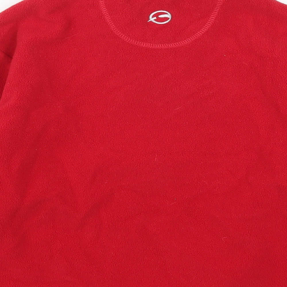 Sprayway Girls Red  Fleece Jacket  Size 6-7 Years